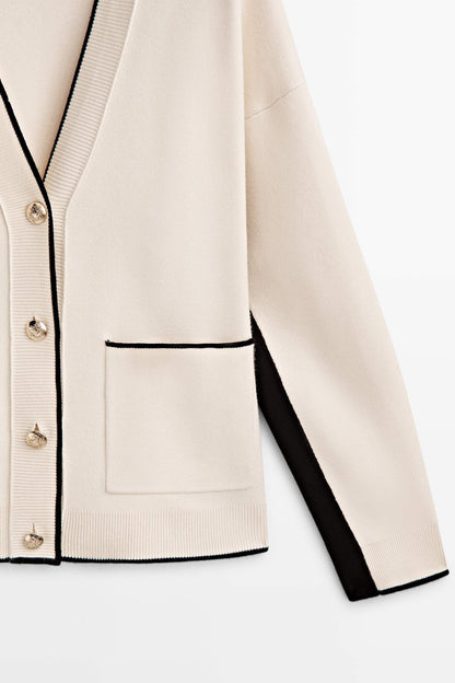 A Vintage Style Cardigan with Delicate Timeless Details