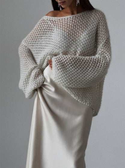 A Vintage Style Sweater with Delicate Timeless Details
