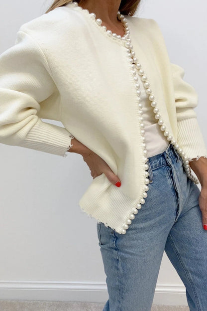 A Vintage Style Cardigan with Delicate Timeless Details