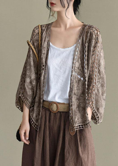 A Vintage Style Cardigan with Delicate Timeless Details
