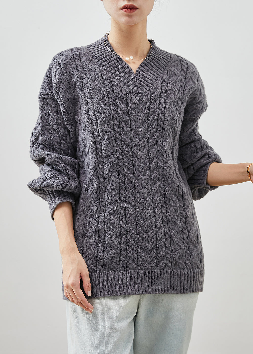 A Vintage Style Sweater with Delicate Timeless Details