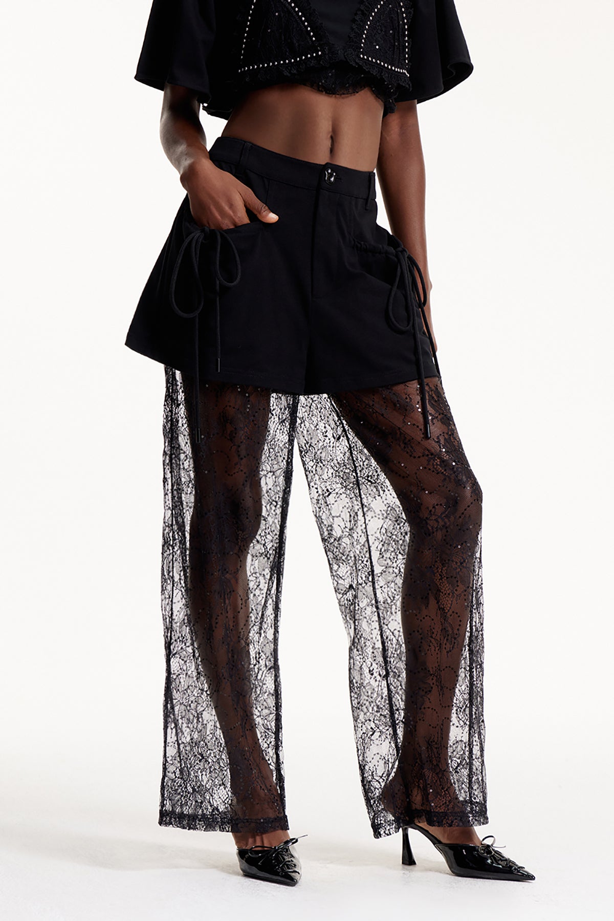 A Vintage Style Pants with Delicate Timeless Details