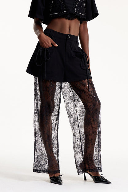 A Vintage Style Pants with Delicate Timeless Details