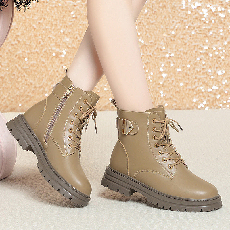 A Vintage Style Boots with Delicate Timeless Details