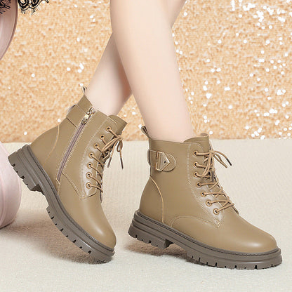 A Vintage Style Boots with Delicate Timeless Details