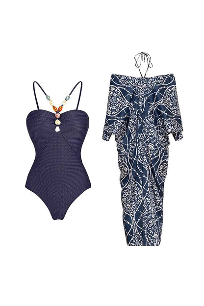 A Vintage Style Swimsuit with Delicate Timeless Details