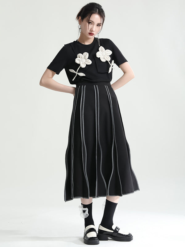 Well Tailored T-Shirt with a Graceful Silhouette