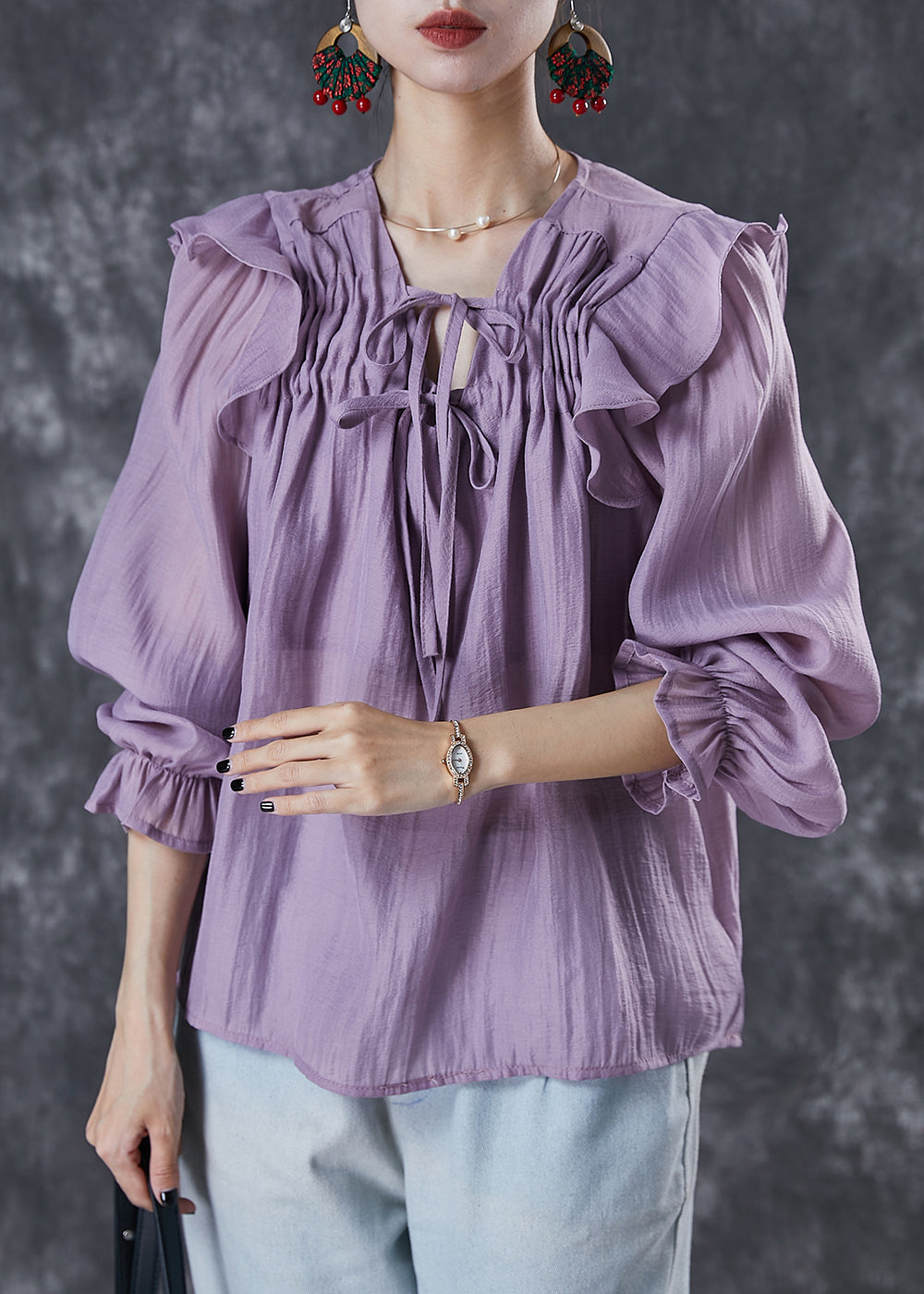 Gracefully Styled Top for Any Occasion