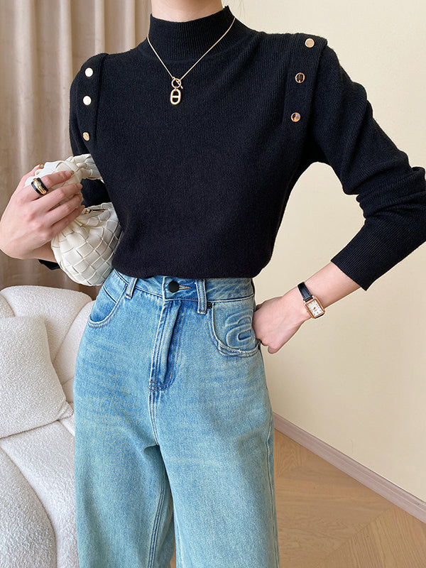 Well Tailored Sweater with a Graceful Silhouette