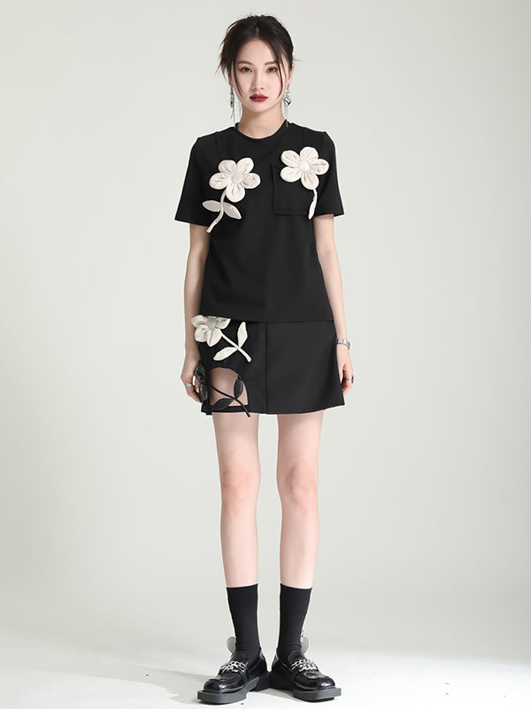 Well Tailored T-Shirt with a Graceful Silhouette