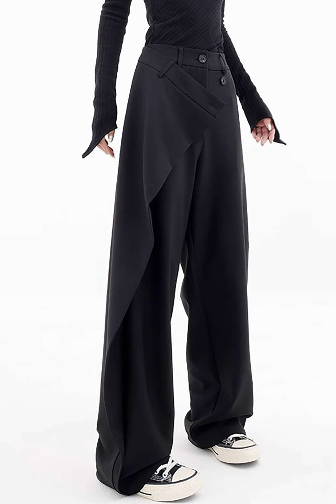 A Vintage Style Pants with Delicate Timeless Details