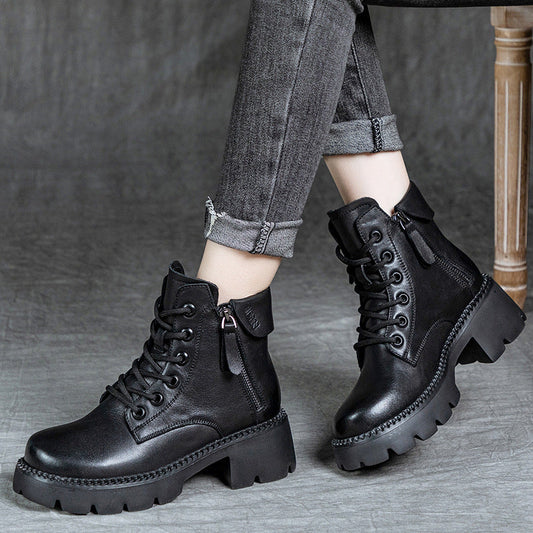 A Vintage Style Boots with Delicate Timeless Details
