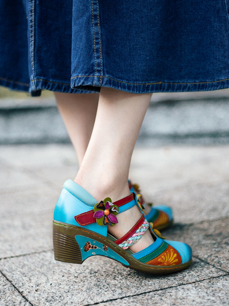 Vintage Inspired Sandals with a Contemporary Edge