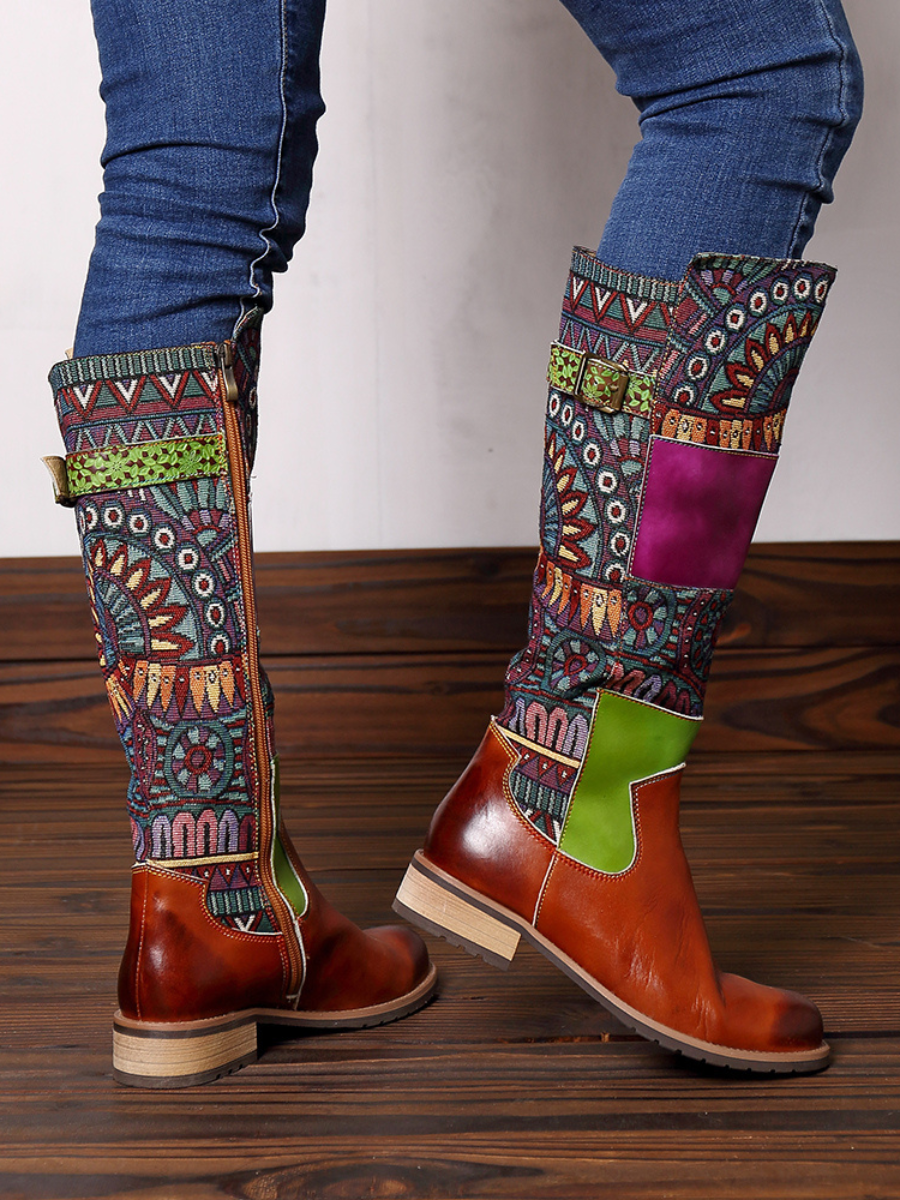 A Vintage Style Boots with Delicate Timeless Details