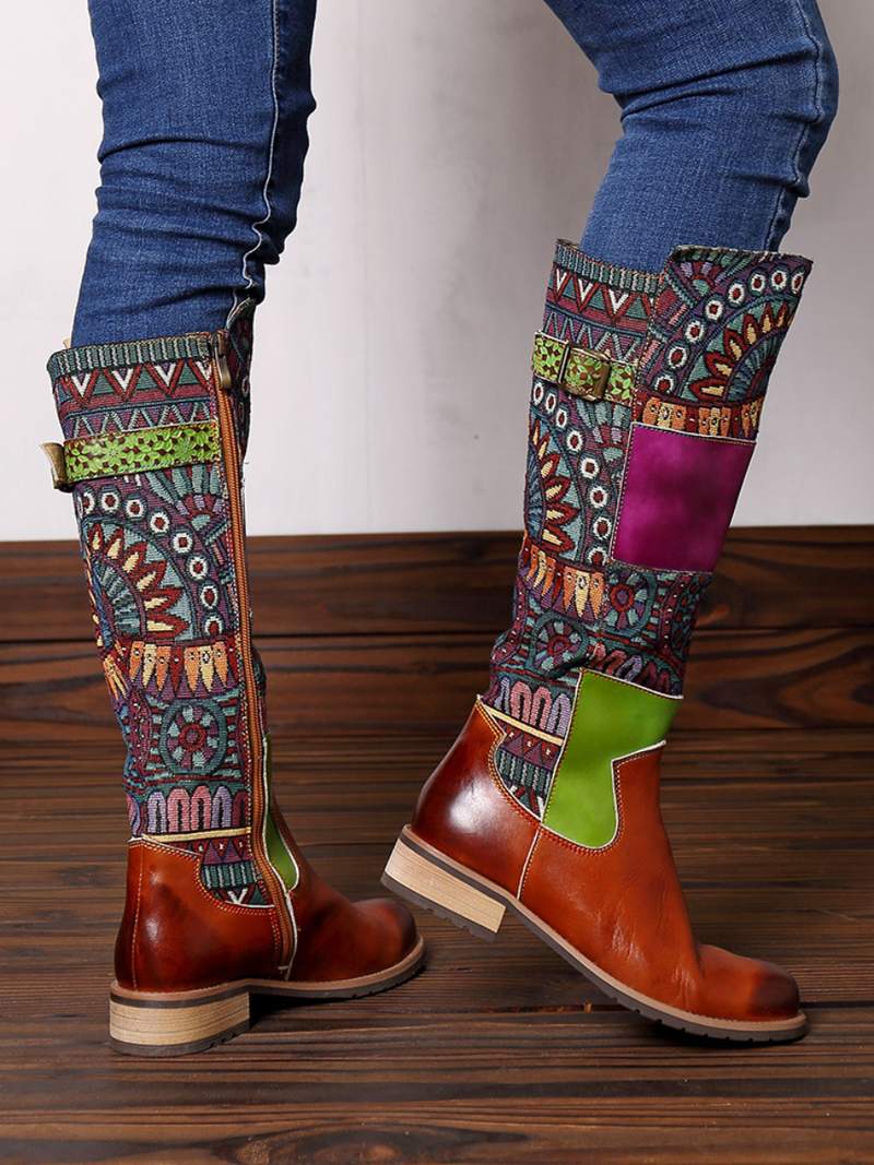 A Vintage Style Boots with Delicate Timeless Details