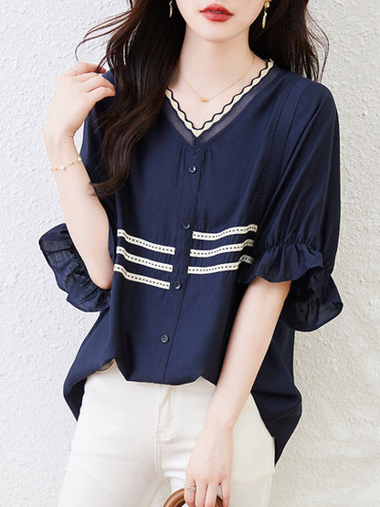 Vintage Inspired Blouse with a Contemporary Edge
