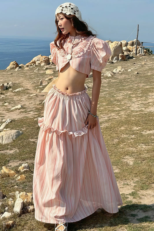 Pink suit