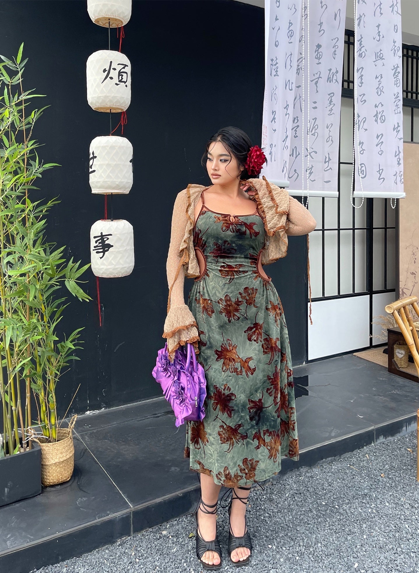 A Vintage Style Dress with Delicate Timeless Details