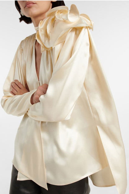 A Vintage Style Blouse with Delicate Timeless Details