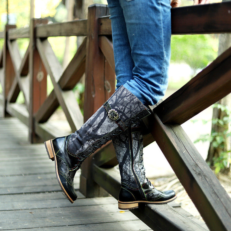 Vintage Inspired Boots with a Contemporary Edge