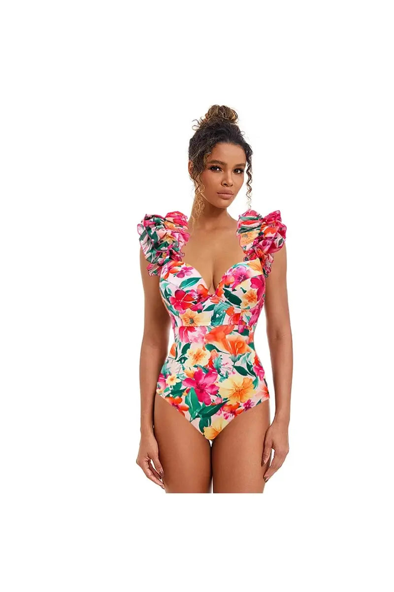 A Vintage Style Swimsuit with Delicate Timeless Details
