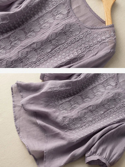 A Vintage Style Top with Delicate Timeless Details