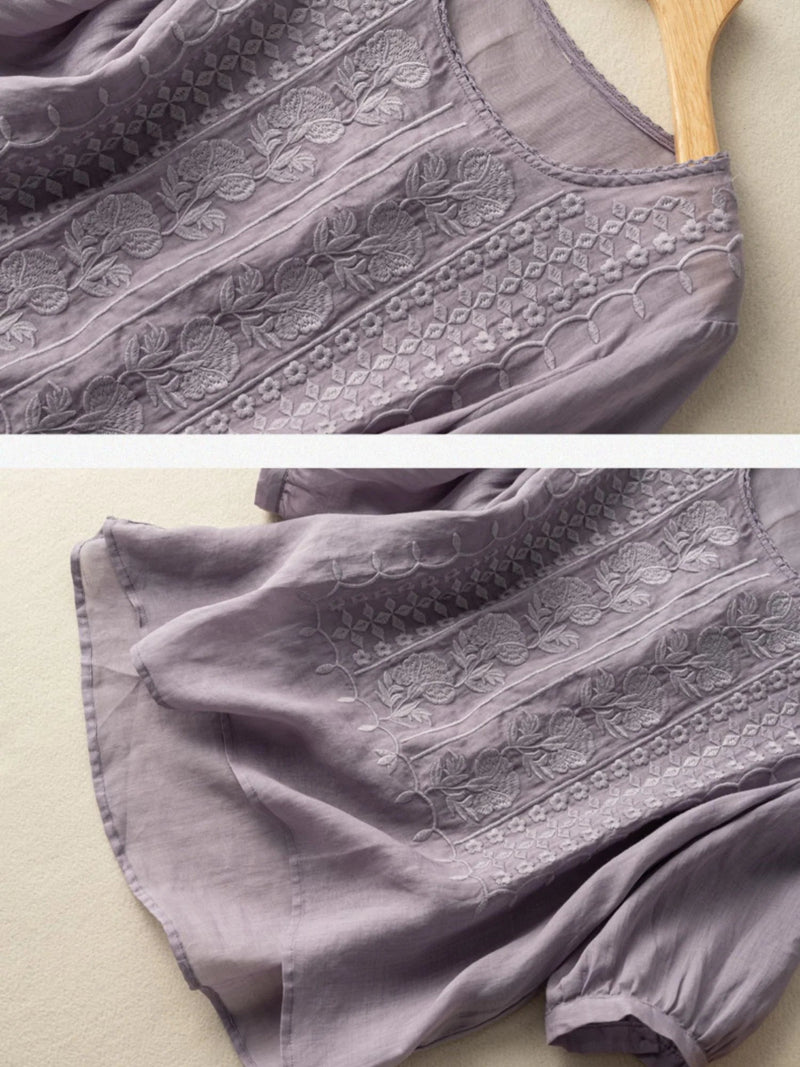 A Vintage Style Top with Delicate Timeless Details