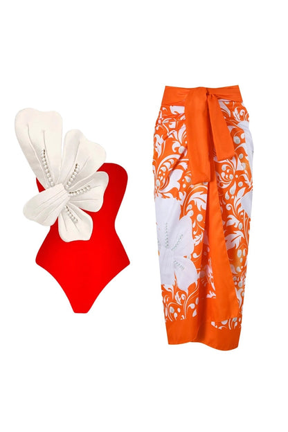 Beautifully Finished Swimsuit in a Timeless Design