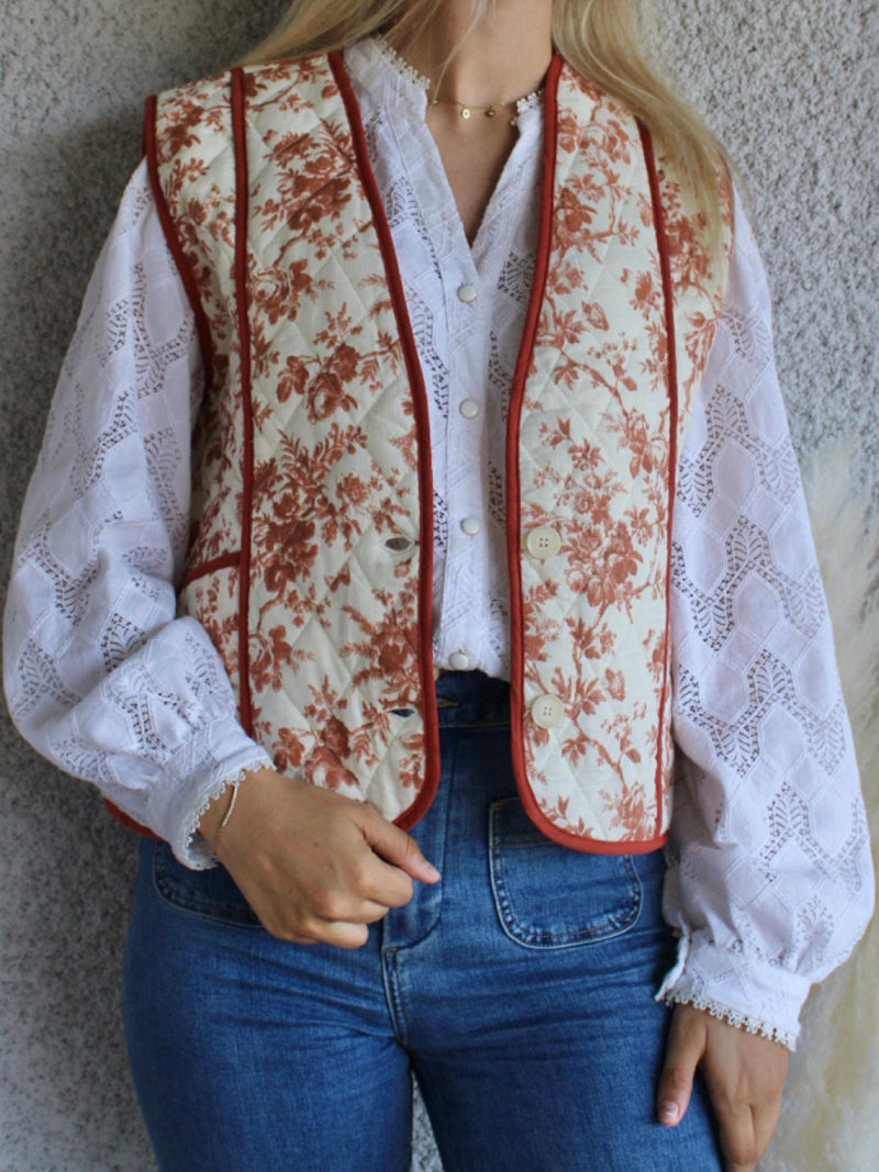A Vintage Style Coat with Delicate Timeless Details