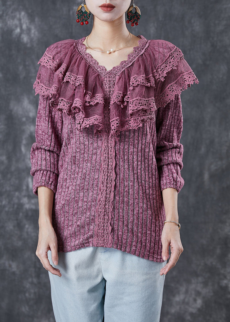 A Vintage Style Sweater with Delicate Timeless Details