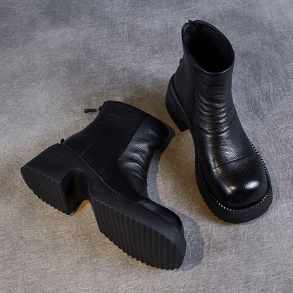 A Vintage Style Boots with Delicate Timeless Details