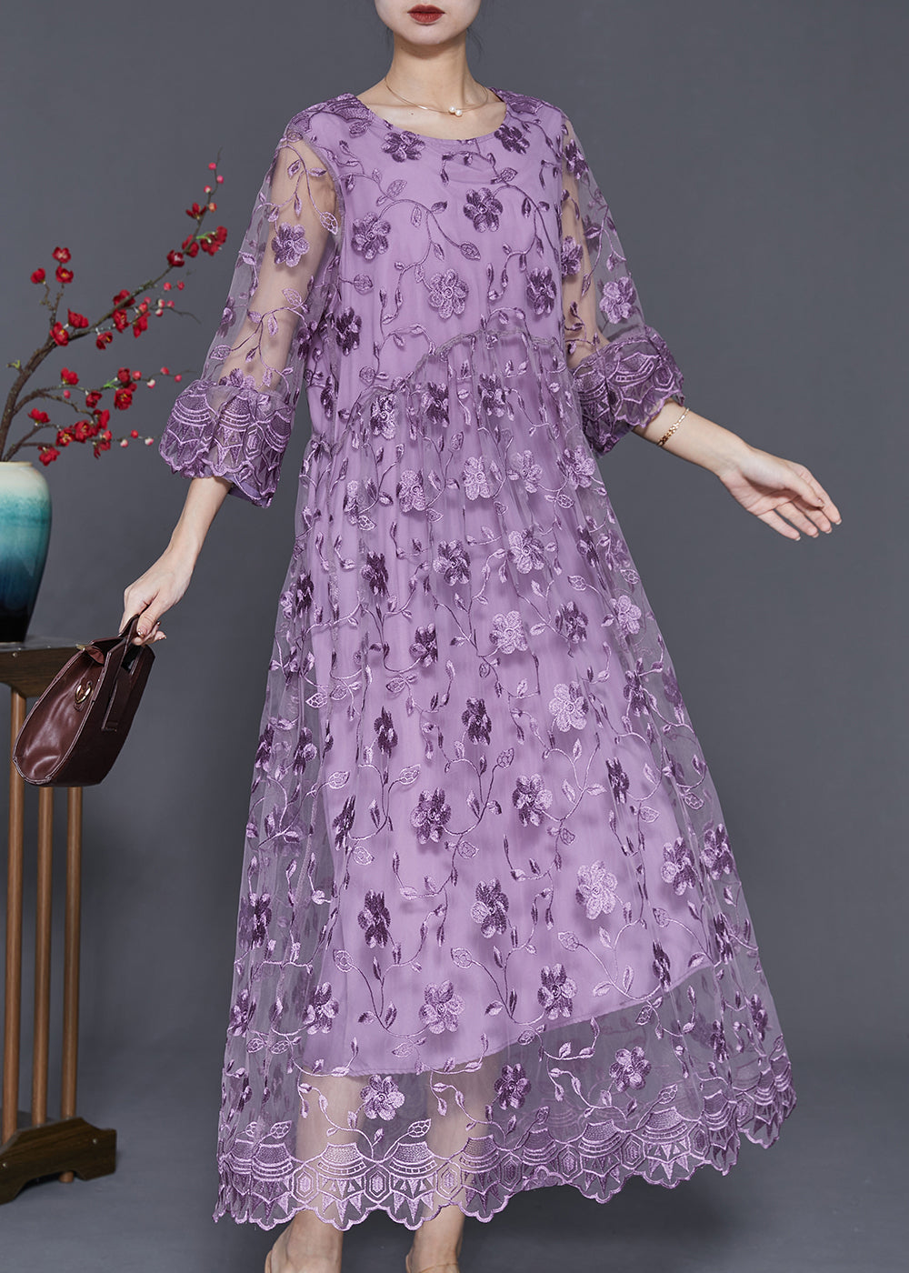 A Vintage Style Dress with Delicate Timeless Details