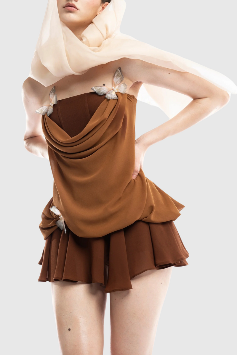 A Vintage Style Dress with Delicate Timeless Details