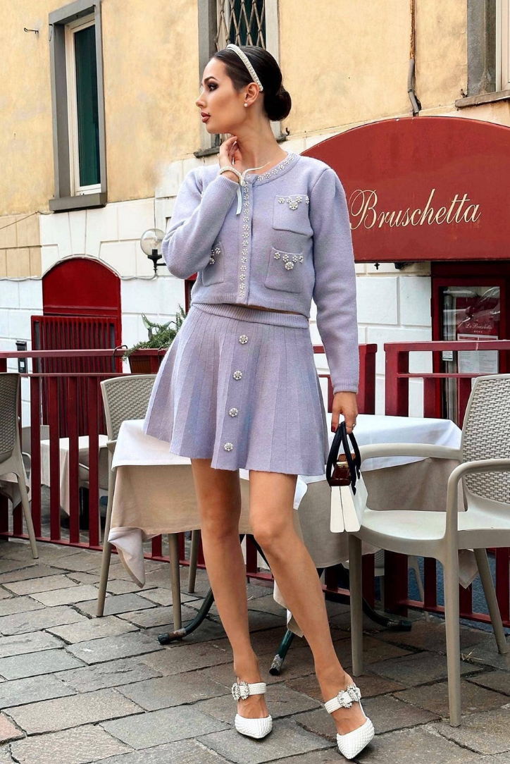 A Vintage Style Cardigan with Delicate Timeless Details