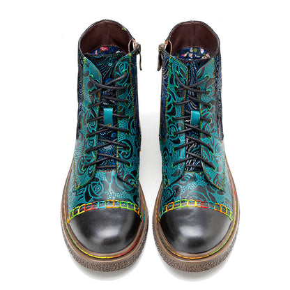 A Vintage Style Boots with Delicate Timeless Details