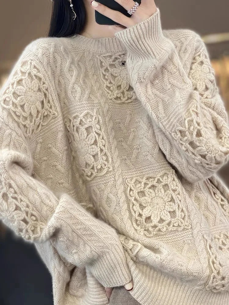 Vintage Inspired Sweater with a Contemporary Edge
