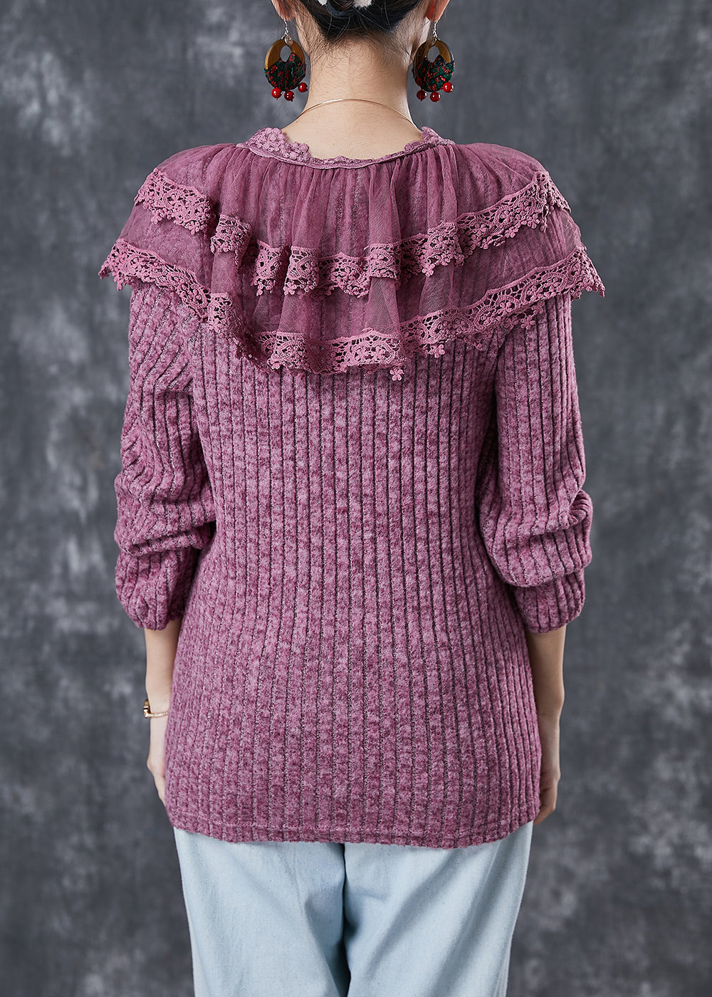 A Vintage Style Sweater with Delicate Timeless Details