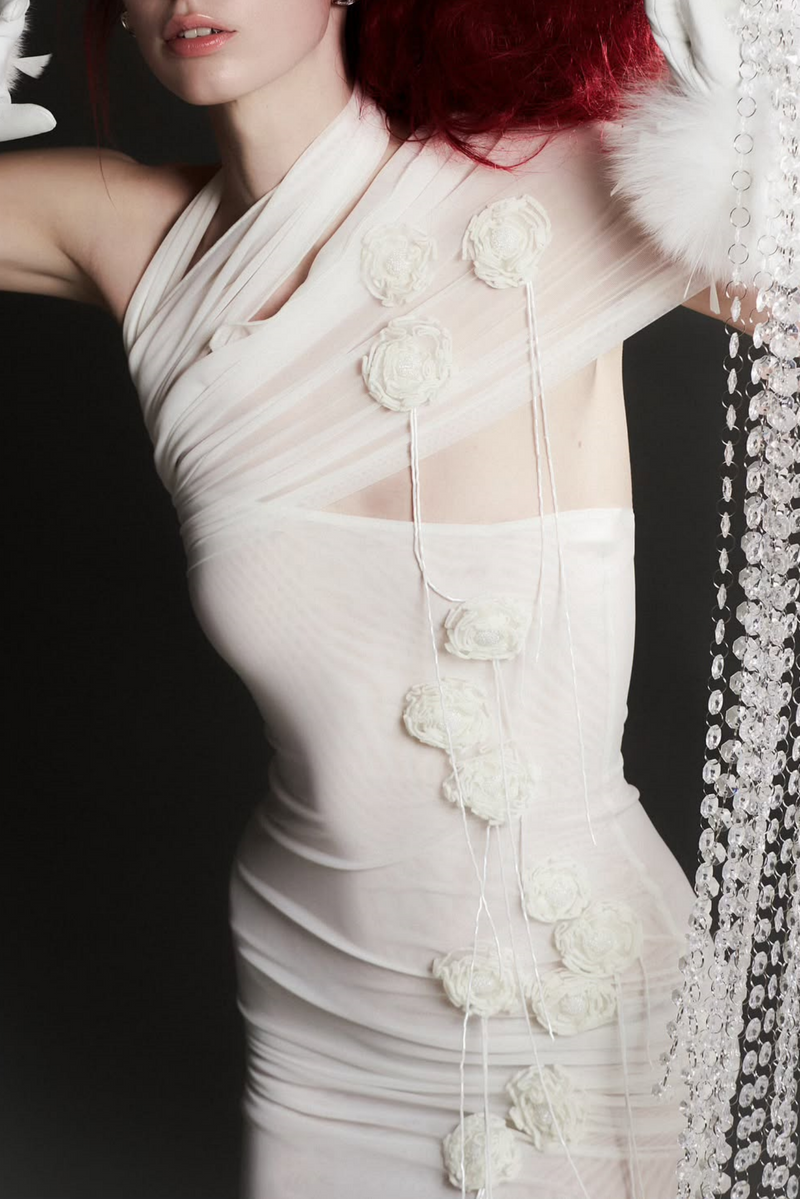 A Vintage Style Dress with Delicate Timeless Details
