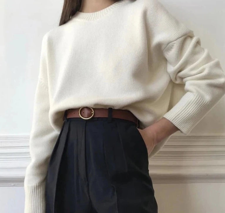 Polished Sweater with an Effortless Classic Look