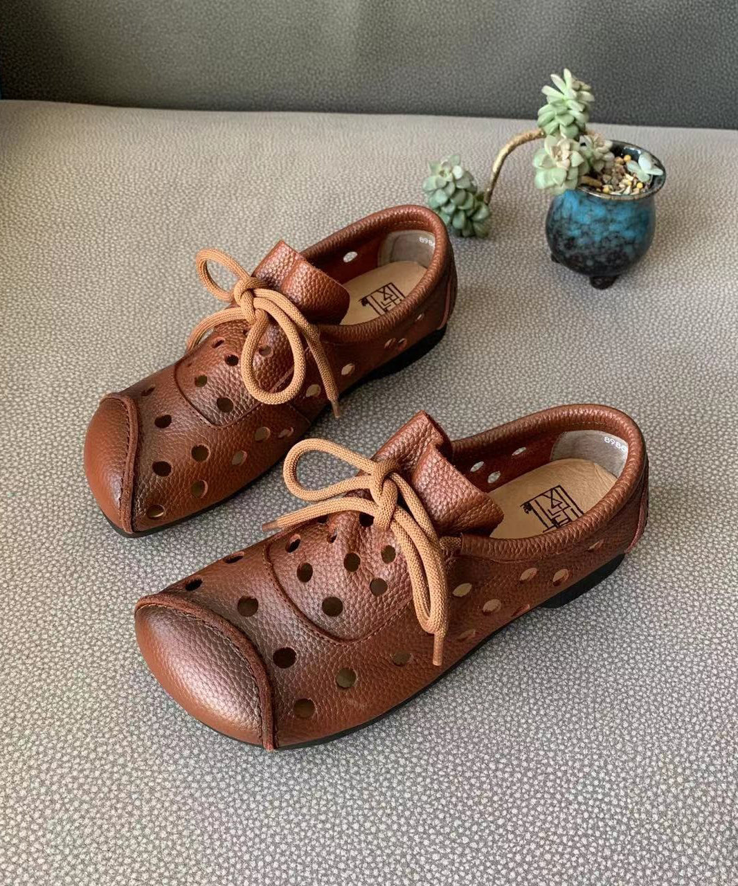 A Vintage Style Sandals with Delicate Timeless Details