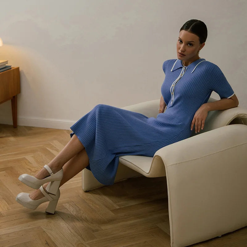 A Vintage Style Dress with Delicate Timeless Details