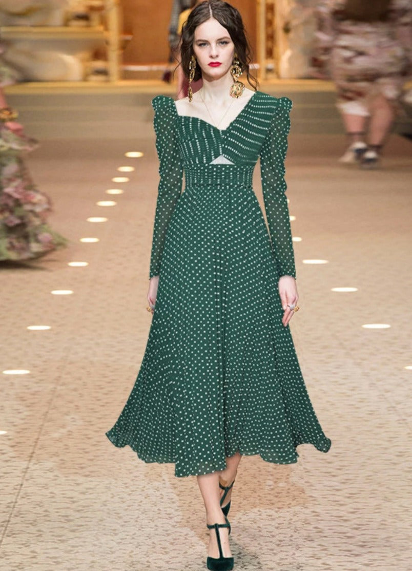 A Vintage Style Dress with Delicate Timeless Details
