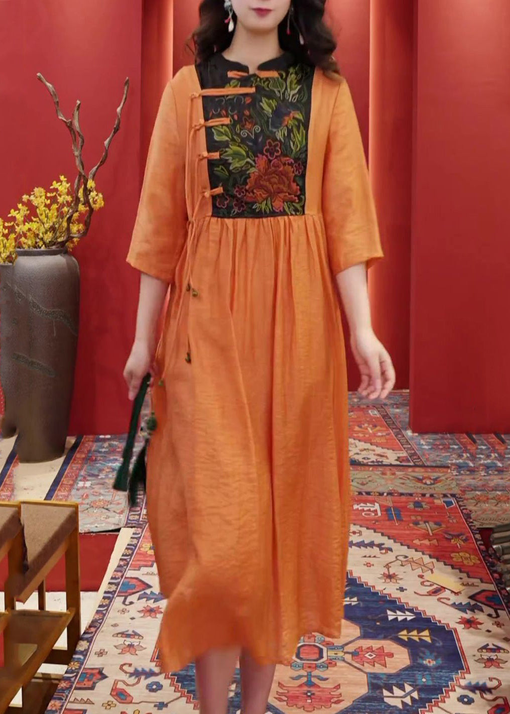 A Vintage Style Dress with Delicate Timeless Details