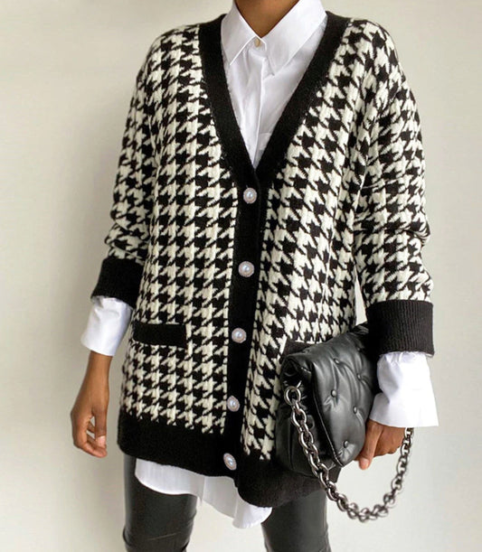 A Vintage Style Cardigan with Delicate Timeless Details
