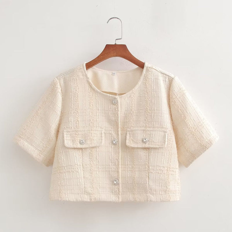 A Vintage Style Top with Delicate Timeless Details