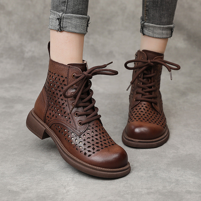 A Vintage Style Boots with Delicate Timeless Details