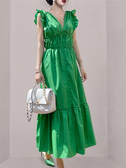 A Vintage Style Dress with Delicate Timeless Details