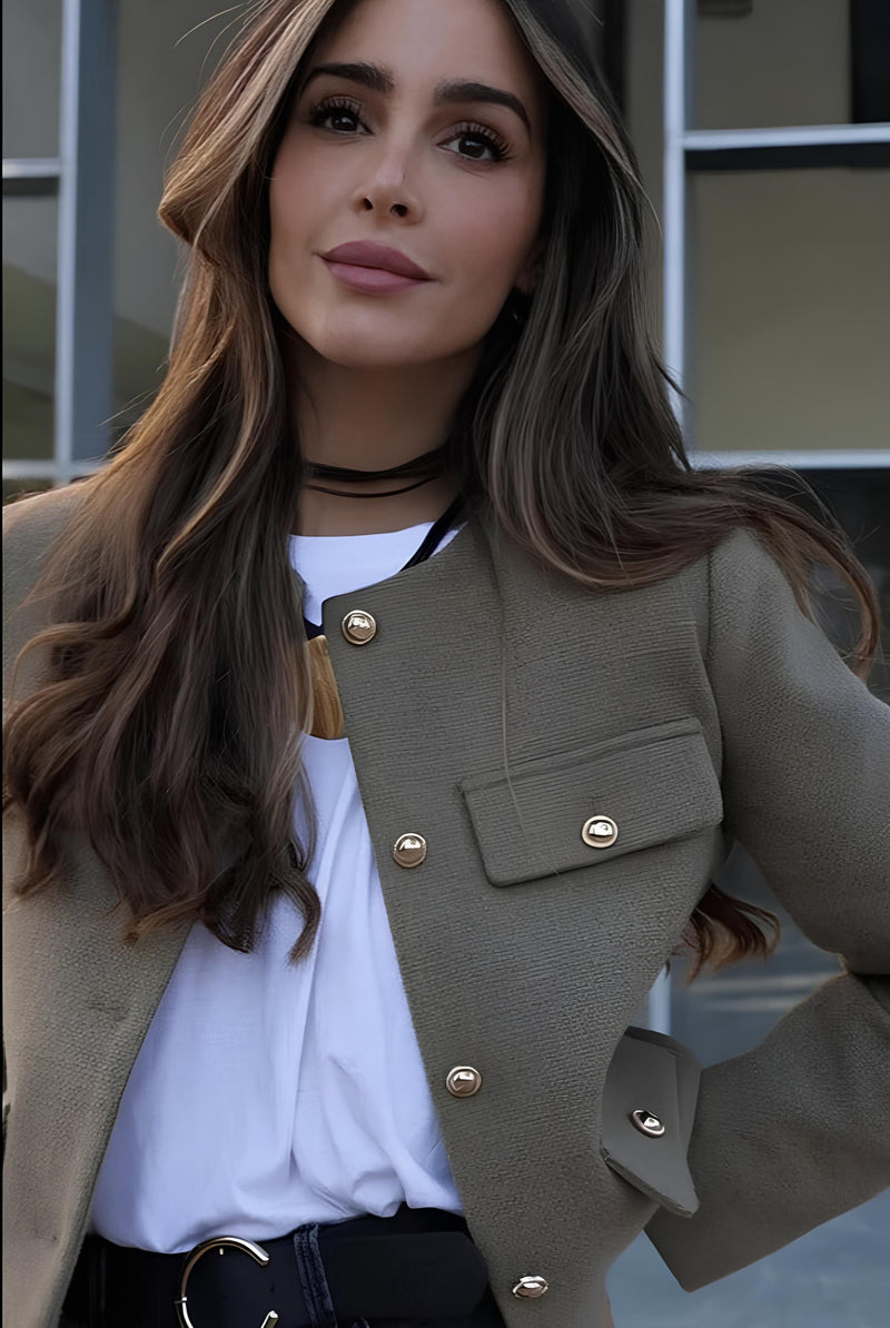 A Vintage Style Jacket with Delicate Timeless Details
