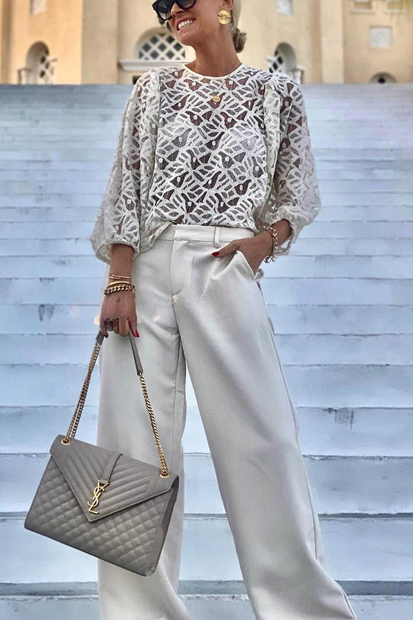 A Vintage Style Blouse with Delicate Timeless Details