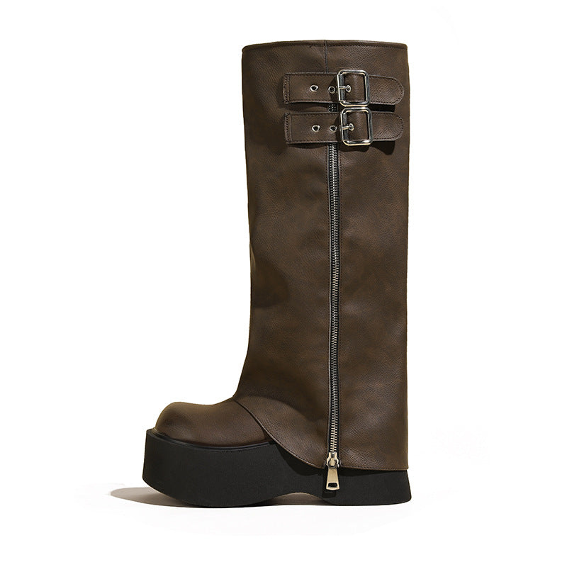 A Vintage Style Boots with Delicate Timeless Details